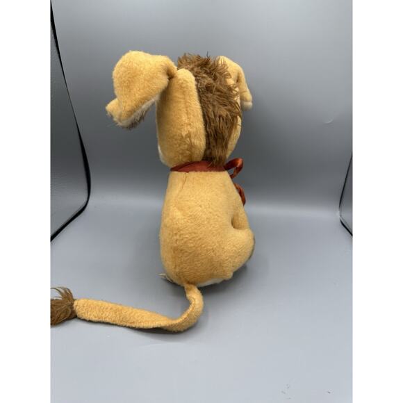 Vintage Animal Toy Plus Donkey Plush Stuffed Animal 1950s–60s Pink Eyes 12” - Picture 4 of 7